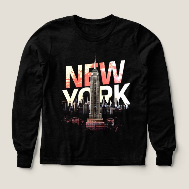 I Heart NYC" T-Shirt - Casual New York City Urban (Design Vorderseite)