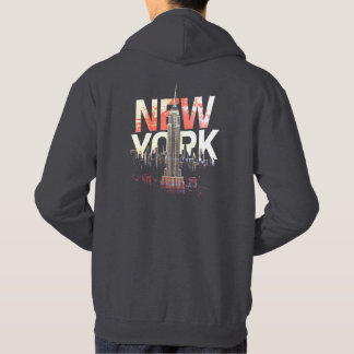 I Heart NYC" T-Shirt - Casual New York City Urban Hoodie