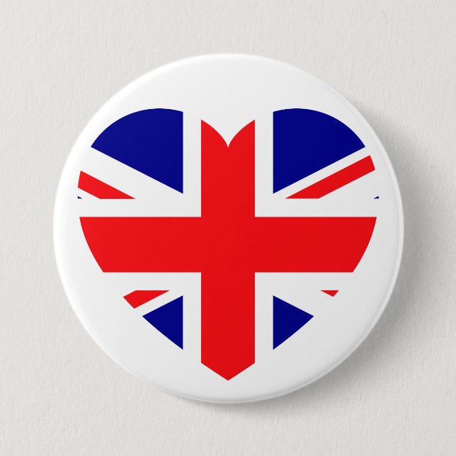 I Heart of UK Button (Vorderseite)