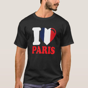 I Heart Paris Beautiful Paris City I Liebe Paris T-Shirt