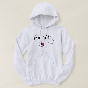 I Heart Paris, Frankreich Hoodie