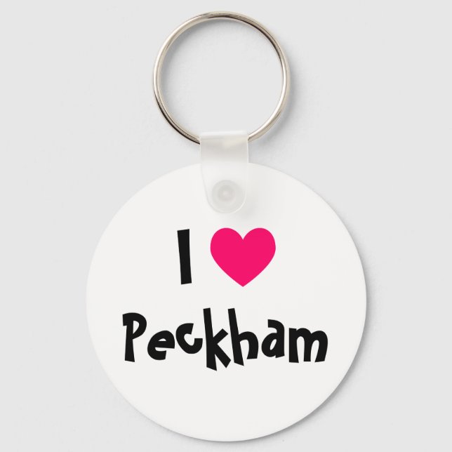 I Heart Peckham Schlüsselanhänger (Vorderseite)