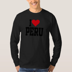 I Heart Peru mit Rotem Herzen I Liebe Peru 1 T-Shirt