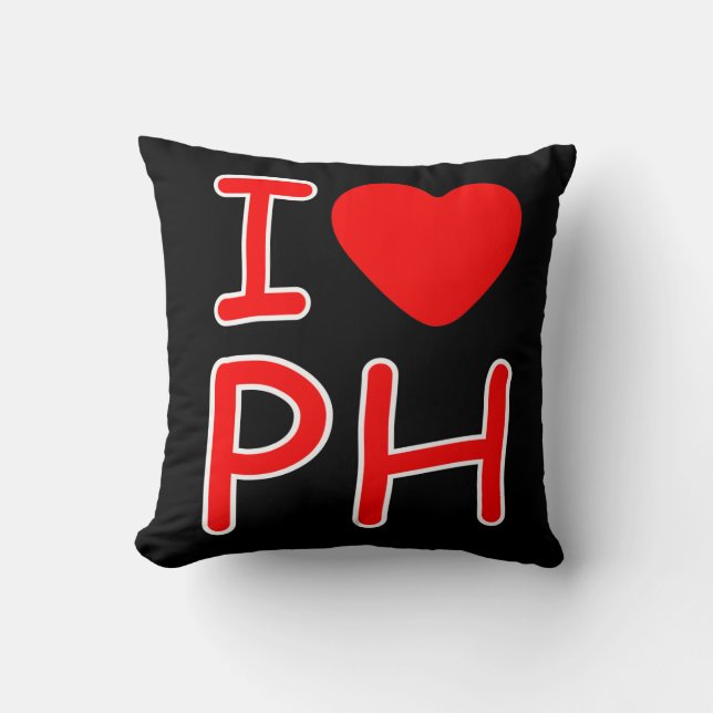 I heart PH Pillow Kissen (Vorderseite)