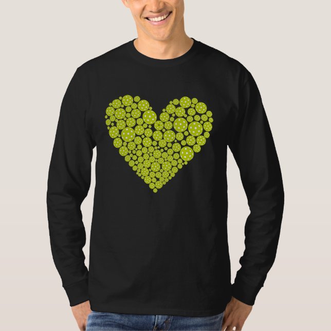 I Heart Pickleball T-Shirt (Vorderseite)