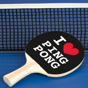 I heart ping Pong Paddle Geschenk für Tischtennis  Tischtennis Schläger