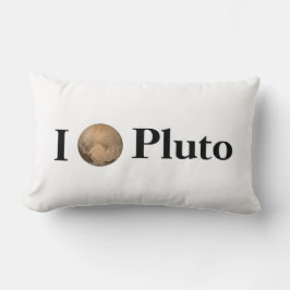 I Heart Pluto Lendenkissen