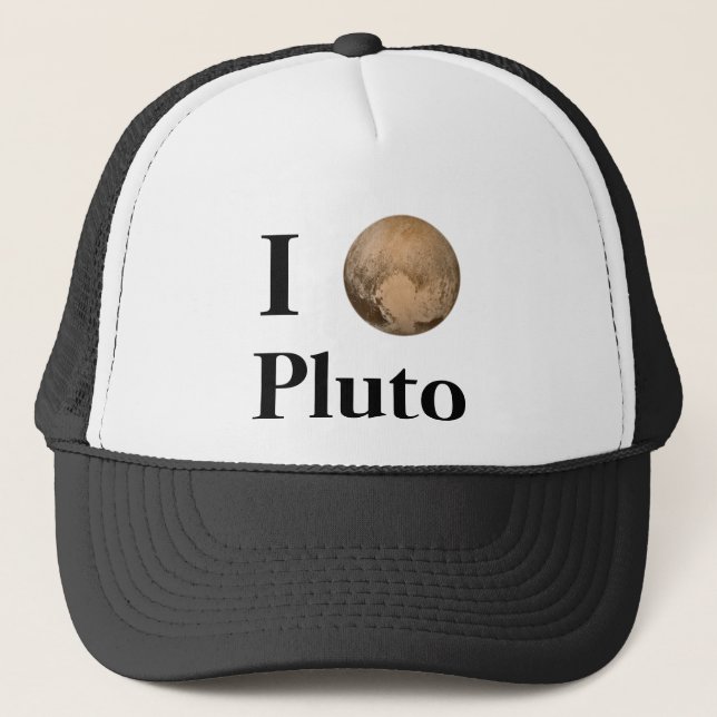 I Heart Pluto Truckerkappe (Vorderseite)