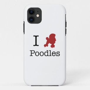 I Heart Poodles Case-Mate iPhone Hülle