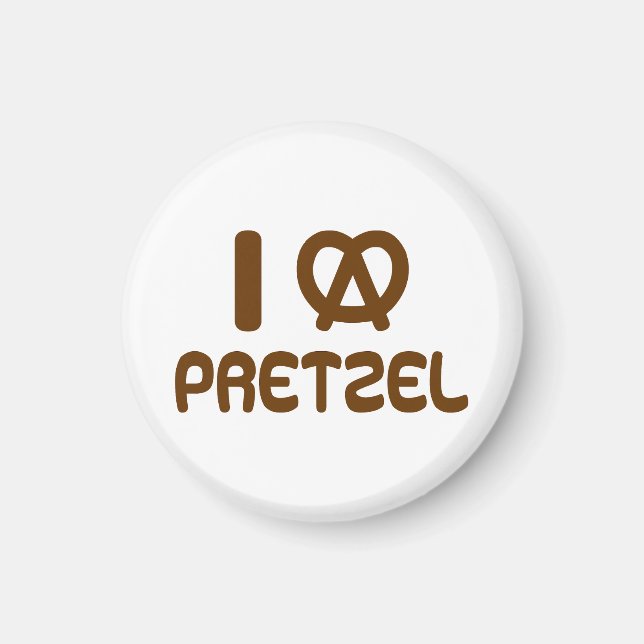 I Heart Pretzel Magnet (Vorne)