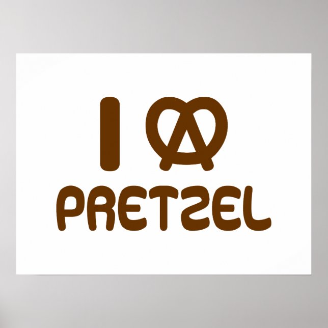 I Heart Pretzel Poster (Vorne)