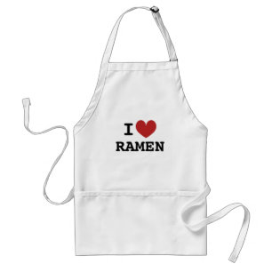 I heart ramen i love Japanese food custom chef Schürze