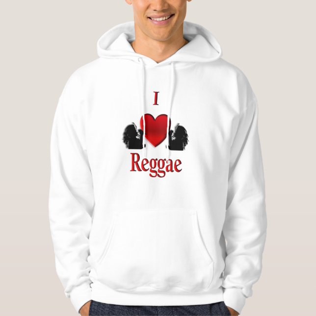 I Heart Reggae Hoodie (Vorderseite)