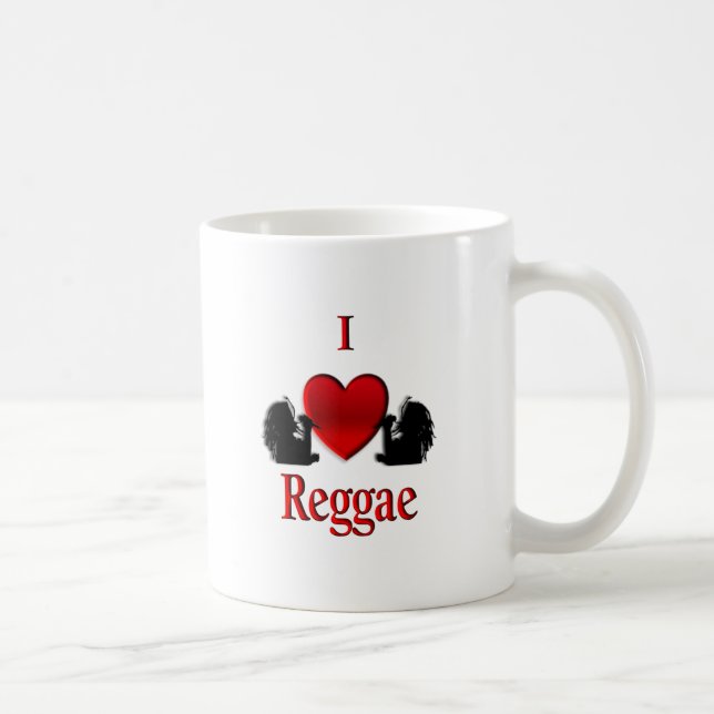 I Heart Reggae Kaffeetasse (Rechts)