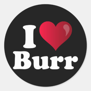 I Heart Richard Burr Runder Aufkleber