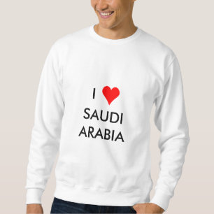 i heart saudi arabia sweatshirt