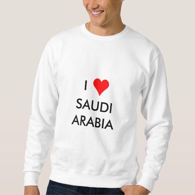 i heart saudi arabia sweatshirt (Vorderseite)