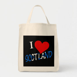 I Heart Scotland Overlay Gtcent Tragetasche