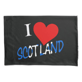 I Heart Scotland Overlay-Punkt Kissenbezug