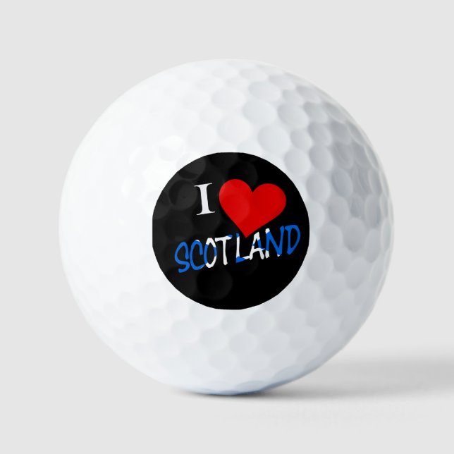 I Heart Scotland overlay va gbcnt Golfball (Vorderseite)