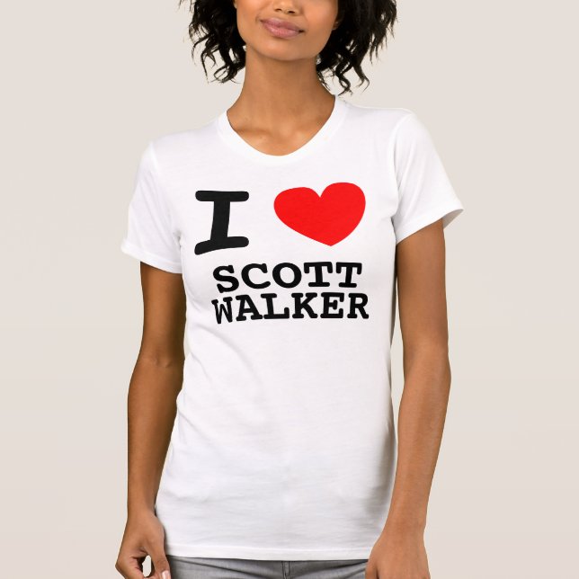 I Heart Scott Walker Shirt (Vorderseite)