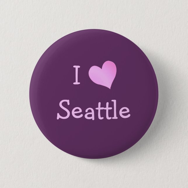 I Heart Seattle Button (Vorderseite)