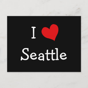 I Heart Seattle Postkarte