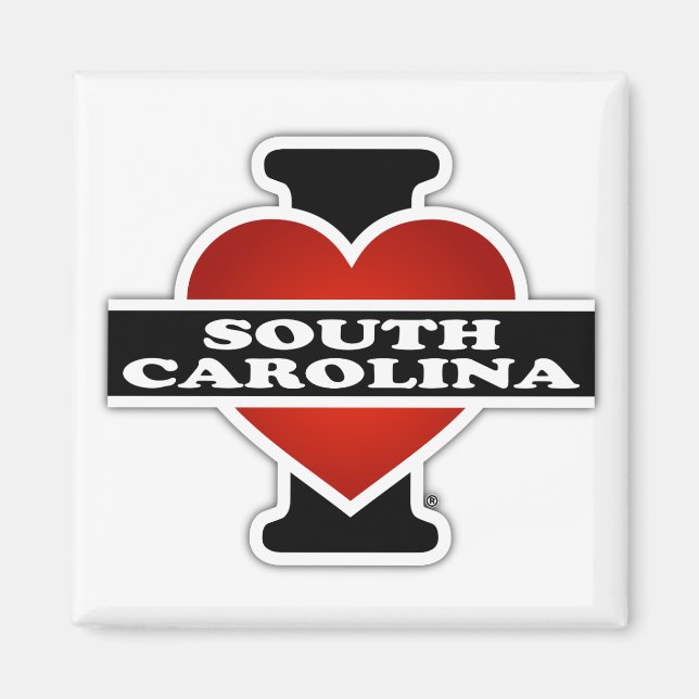 I Heart South Carolina Magnet (Vorne)