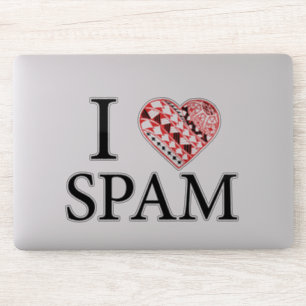 I Heart SPAM Aufkleber