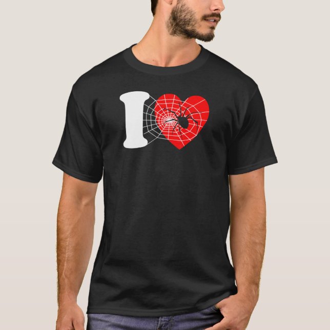 I Heart Spiders - Funny I Liebe Spiders, Funny Spi T-Shirt (Vorderseite)