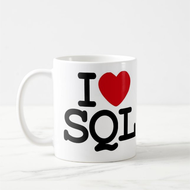 I_heart_SQL Tasse (Links)