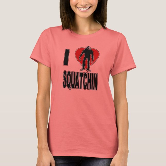 I Heart Squatchin T-Shirt (Vorderseite)