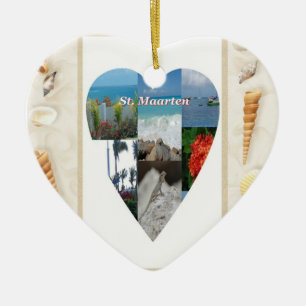 I Heart St. Maarten Ornament