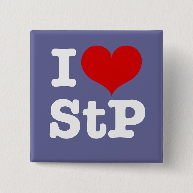 I Heart St. Paul / St. Peter Button (Vorderseite)