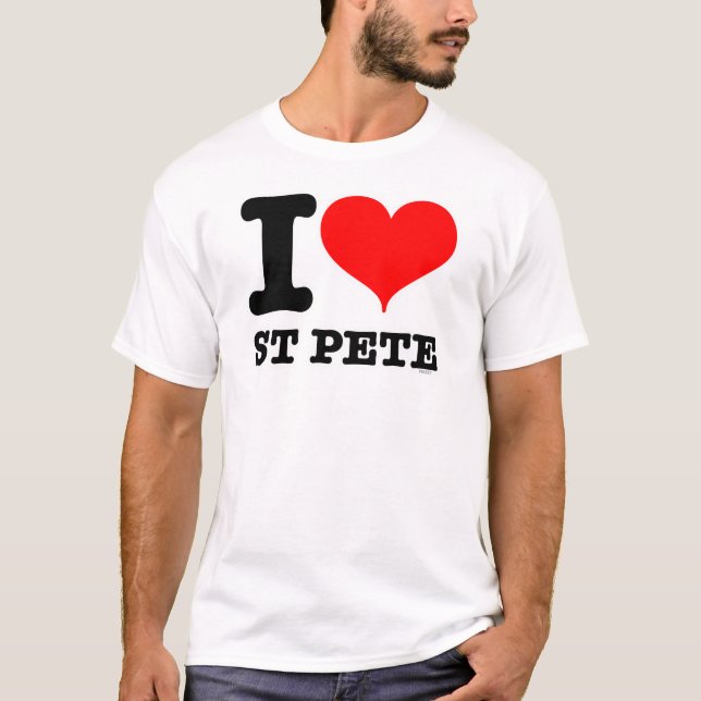 I Heart St Pete T-Shirt (Vorderseite)