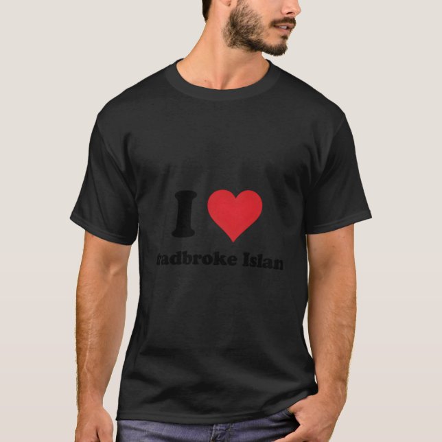 I Heart Stradbroke Island Liebe Australien Aussie T-Shirt (Vorderseite)