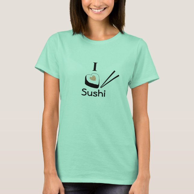 I heart Sushi T-Shirt (Vorderseite)