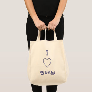 I Heart Sushi Tragetasche