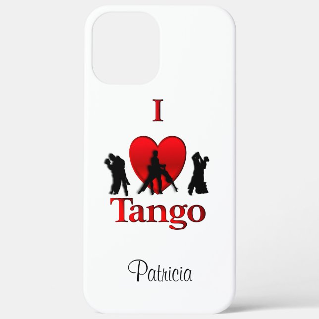 I Heart Tango Personalisiert Case-Mate iPhone Hülle (Rückseite)