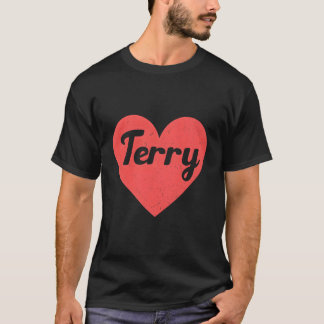 I Heart Terry - Erste Namen und Herzen I Liebe Ter T-Shirt