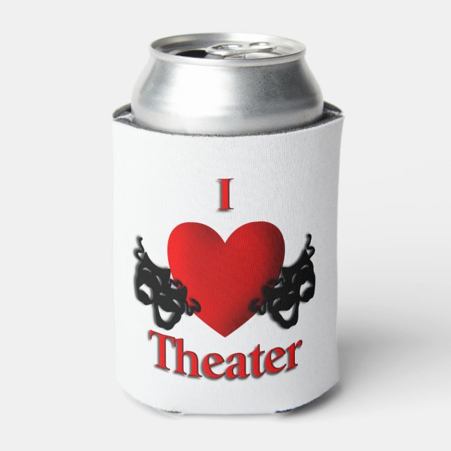 I Heart Theater Dosenkühler (Kanne Vorderseite)