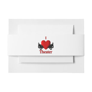 I Heart Theater Einladungsbanderole