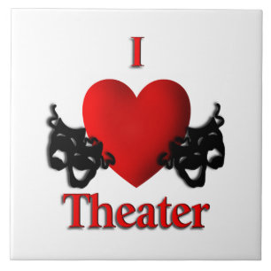 I Heart Theater Fliese