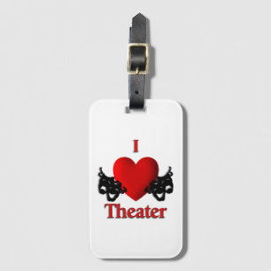 I Heart Theater Gepäckanhänger