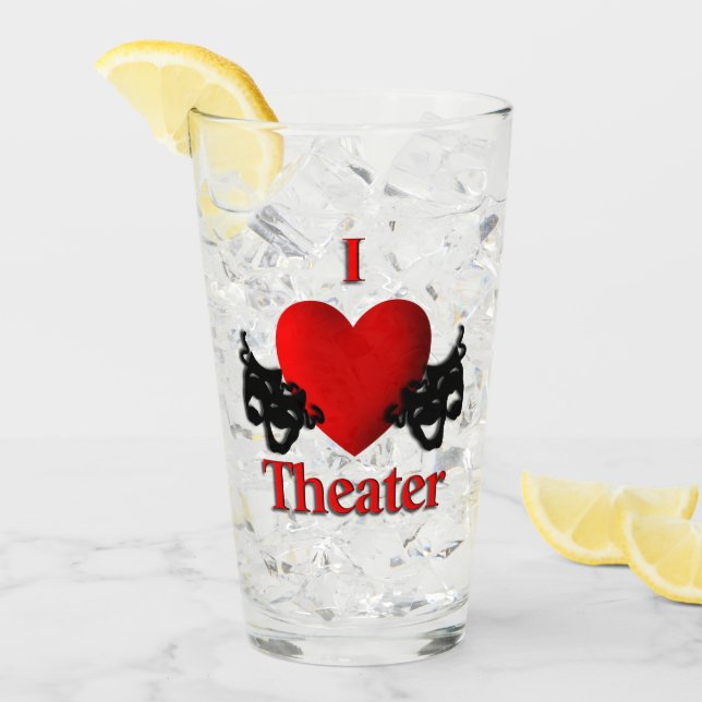I Heart Theater Glas (Vorderseite Ice)