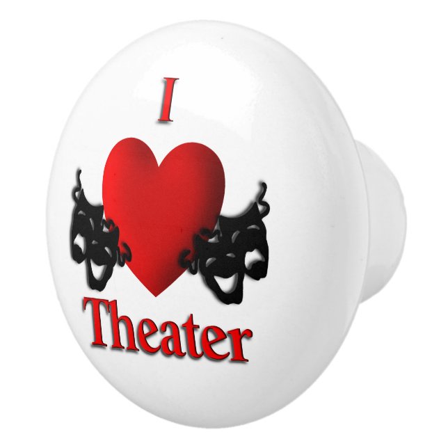 I Heart Theater Keramikknauf (Rechts)