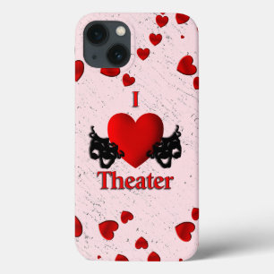 I Heart Theater Pink Case-Mate iPhone Hülle