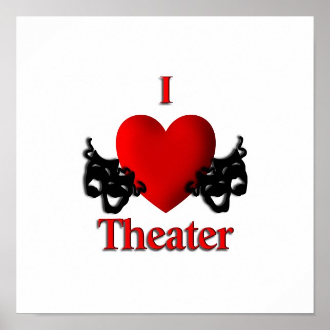 I Heart Theater Poster (Vorne)