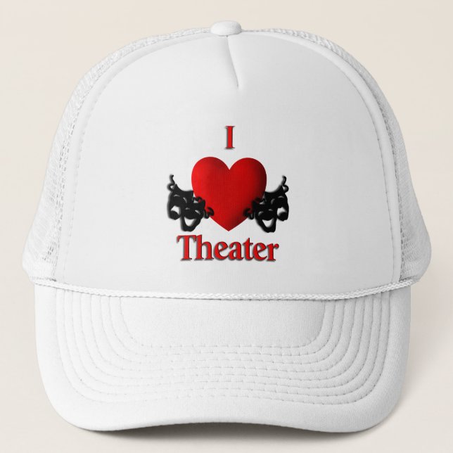 I Heart Theater Truckerkappe (Vorderseite)