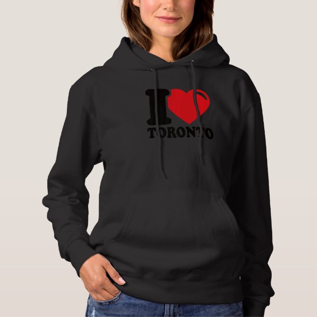I Heart Toronto Schöne kanadische Stadt I Liebe To Hoodie (Vorderseite)